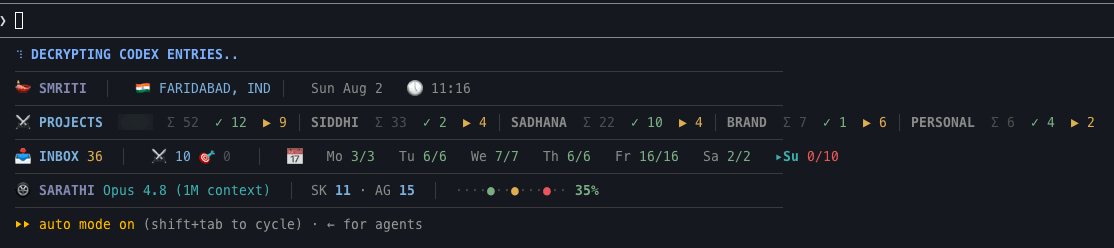 I stopped being my second brain's scheduler